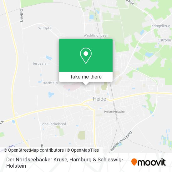 Der Nordseebäcker Kruse map