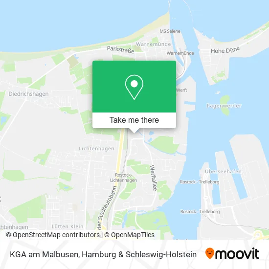 KGA am Malbusen map