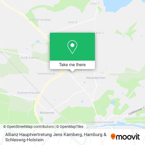 Allianz Hauptvertretung Jens Kamberg map