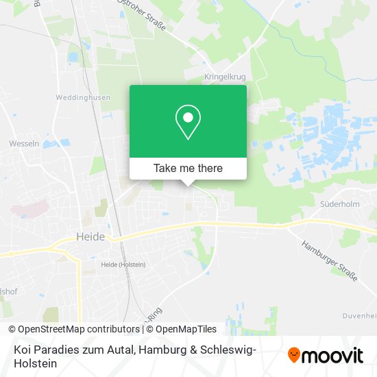 Koi Paradies zum Autal map