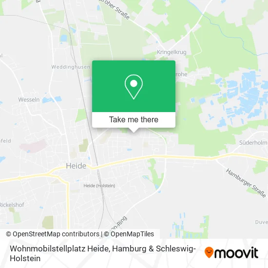 Карта Wohnmobilstellplatz Heide