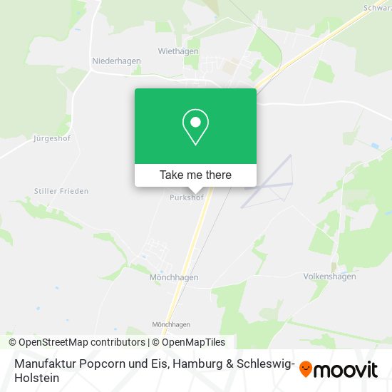 Manufaktur Popcorn und Eis map
