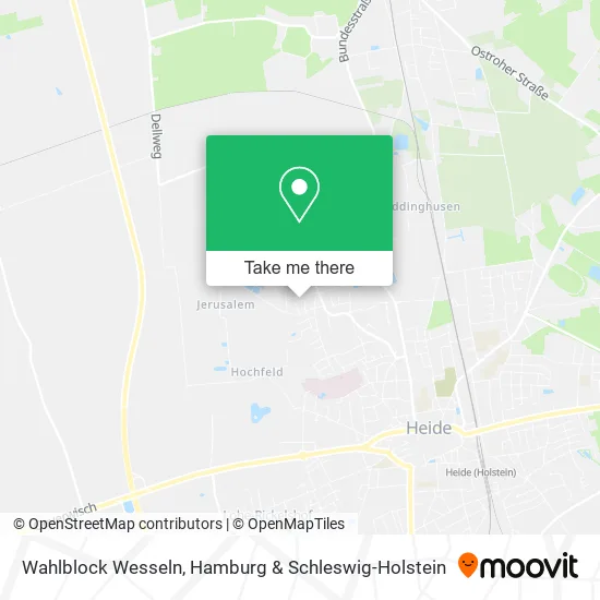 Карта Wahlblock Wesseln