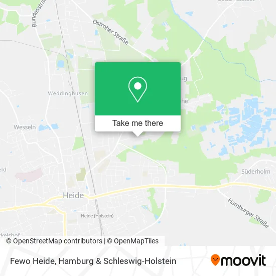 Карта Fewo Heide