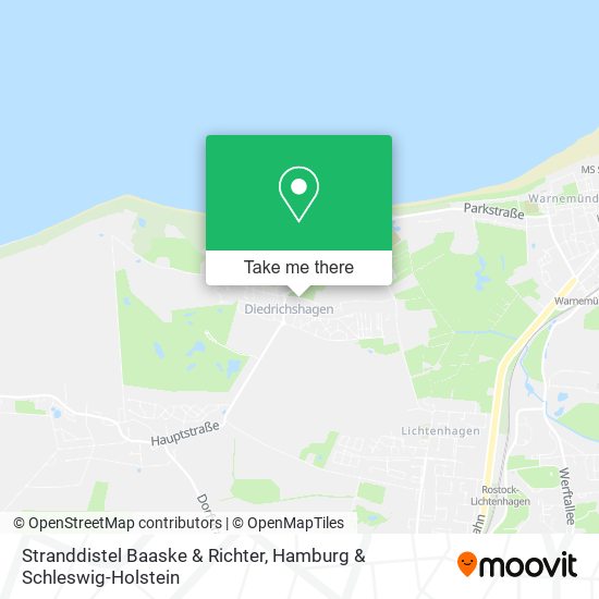 Stranddistel Baaske & Richter map