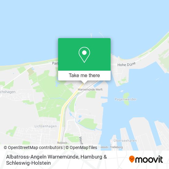 Albatross-Angeln Warnemünde map