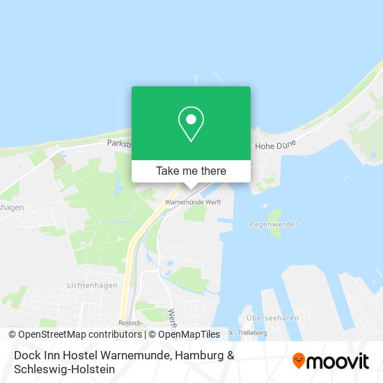Dock Inn Hostel Warnemunde map
