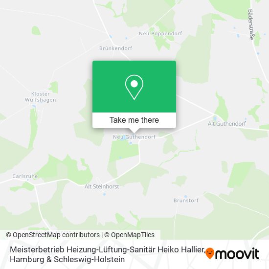 Meisterbetrieb Heizung-Lüftung-Sanitär Heiko Hallier map