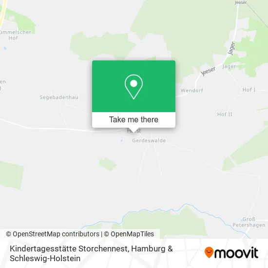 Карта Kindertagesstätte Storchennest