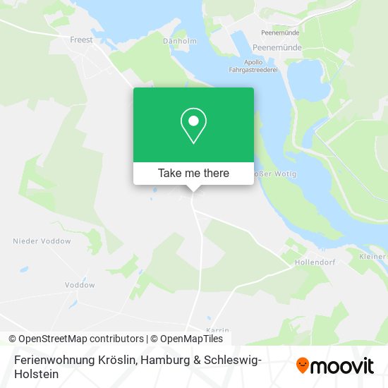 Ferienwohnung Kröslin map