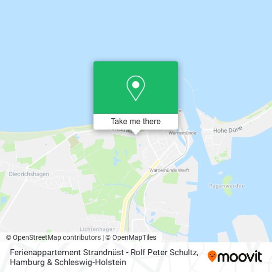 Ferienappartement Strandnüst - Rolf Peter Schultz map