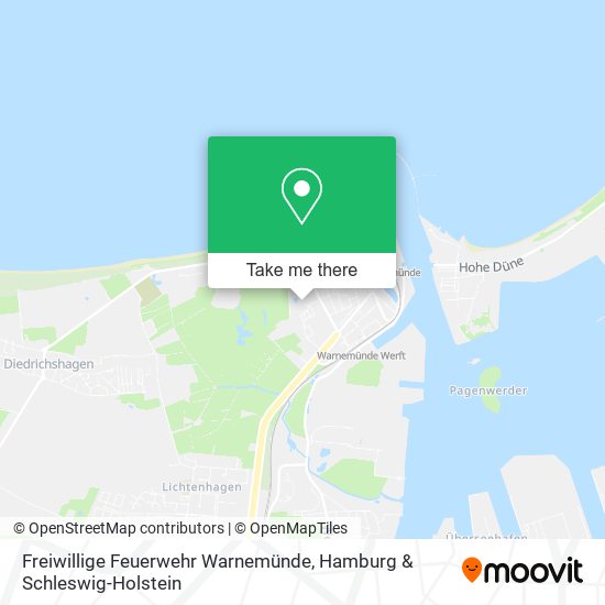 Freiwillige Feuerwehr Warnemünde map