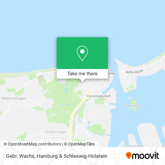 Карта Gebr. Wachs