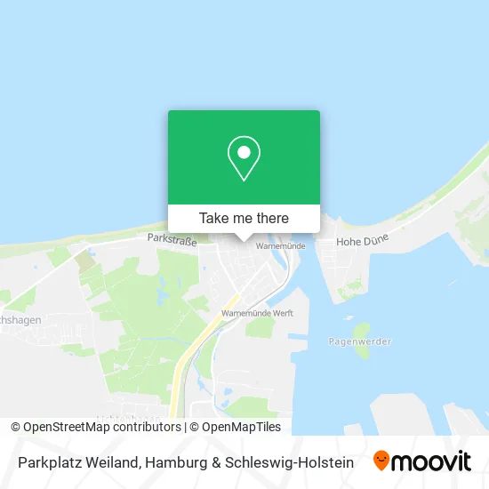 Карта Parkplatz Weiland