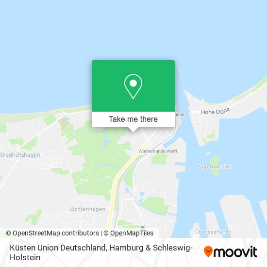 Küsten Union Deutschland map
