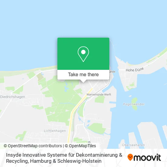 Карта Insyde Innovative Systeme für Dekontaminierung & Recycling