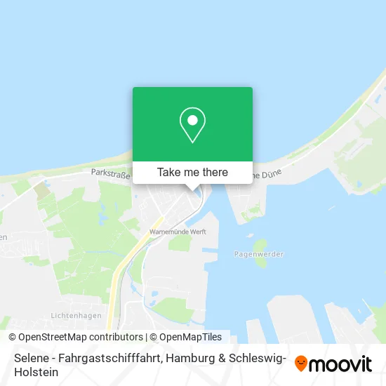 Selene - Fahrgastschifffahrt map