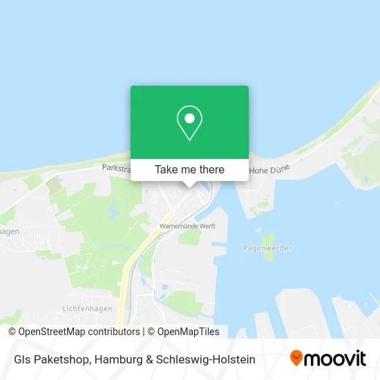 Карта Gls Paketshop