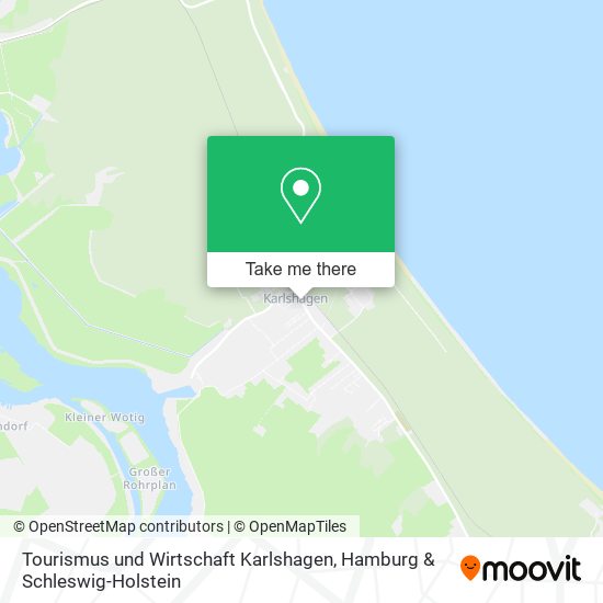 Tourismus und Wirtschaft Karlshagen map