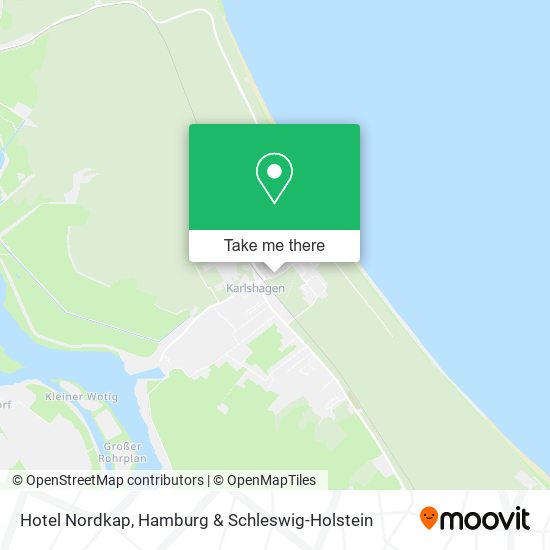 Hotel Nordkap map