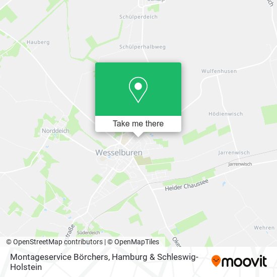 Montageservice Börchers map