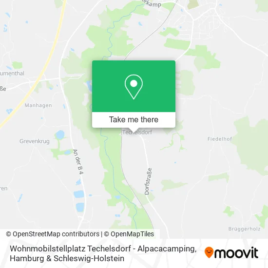 Wohnmobilstellplatz Techelsdorf - Alpacacamping map