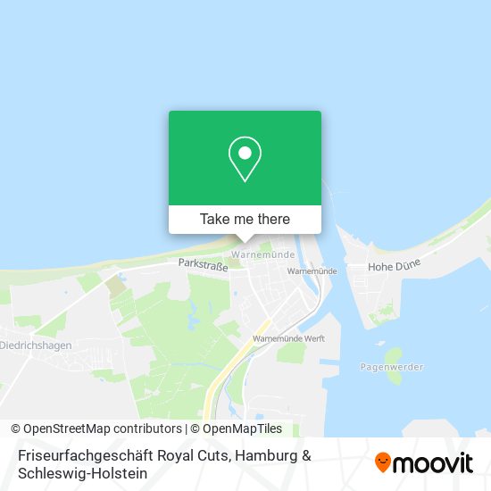 Friseurfachgeschäft Royal Cuts map