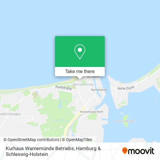 Kurhaus Warnemünde Betriebs map