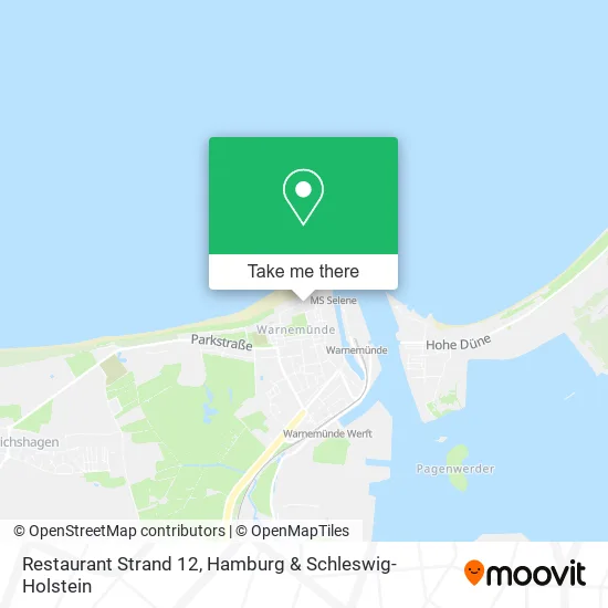 Карта Restaurant Strand 12