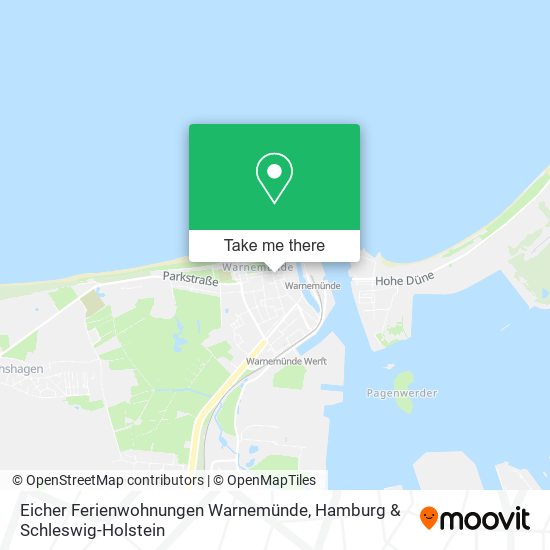 Eicher Ferienwohnungen Warnemünde map