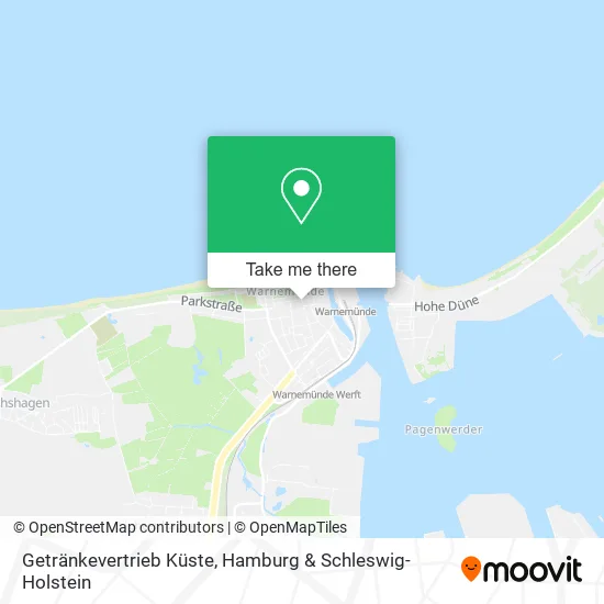 Карта Getränkevertrieb Küste