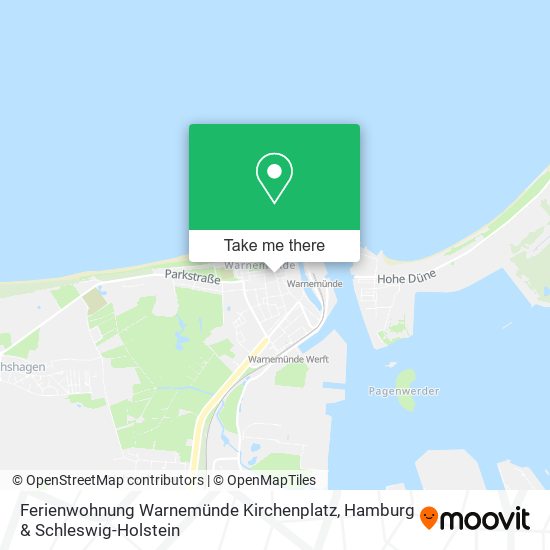 Ferienwohnung Warnemünde Kirchenplatz map