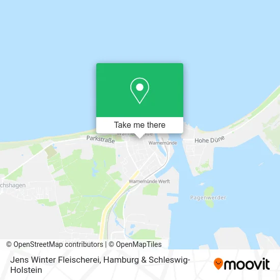 Карта Jens Winter Fleischerei