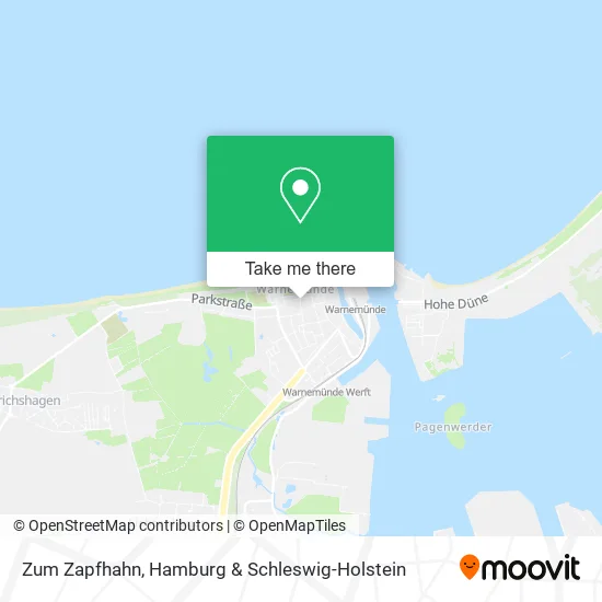 Карта Zum Zapfhahn