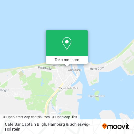 Cafe Bar Captain Bligh map