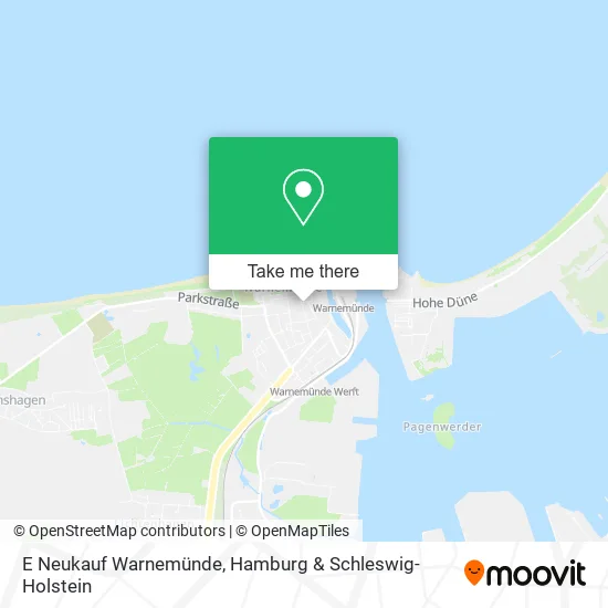 Карта E Neukauf Warnemünde