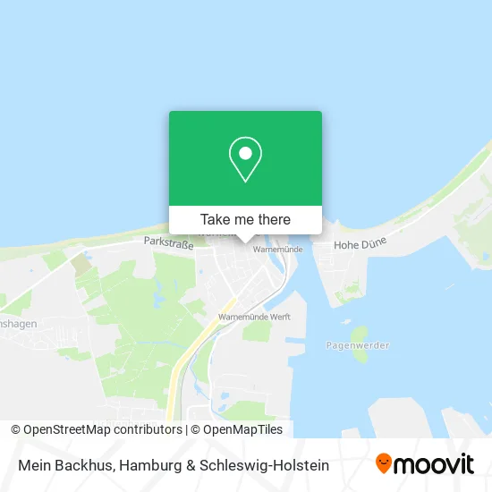 Карта Mein Backhus