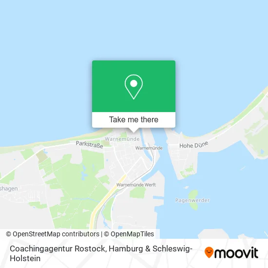 Карта Coachingagentur Rostock