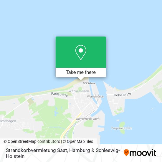 Strandkorbvermietung Saat map