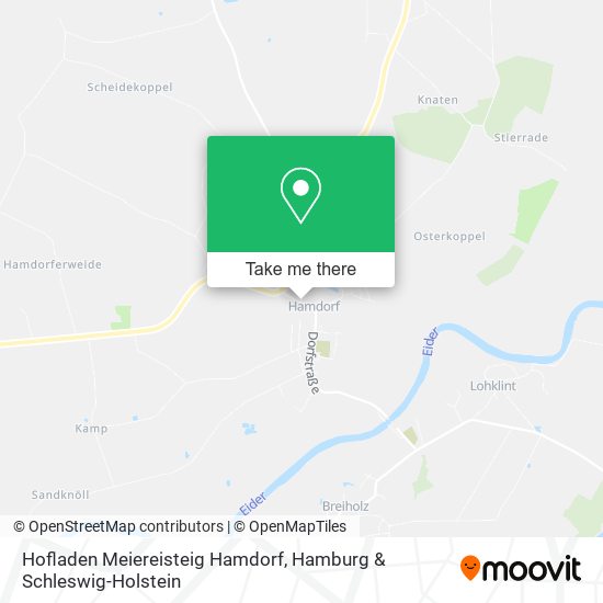 Hofladen Meiereisteig Hamdorf map