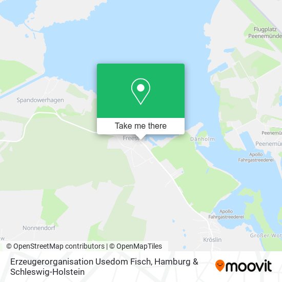 Erzeugerorganisation Usedom Fisch map