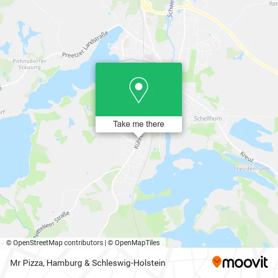 Mr Pizza map