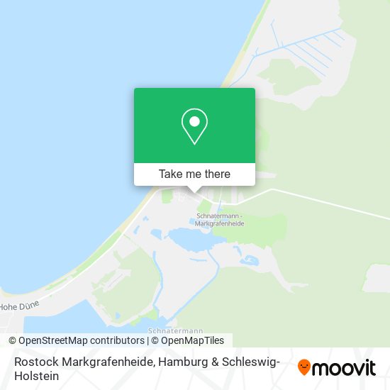 Rostock Markgrafenheide map