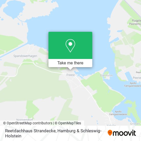 Reetdachhaus Strandecke map