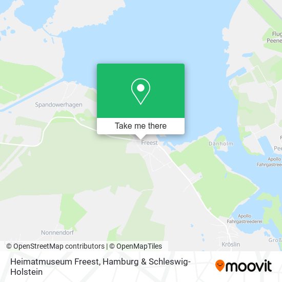 Heimatmuseum Freest map