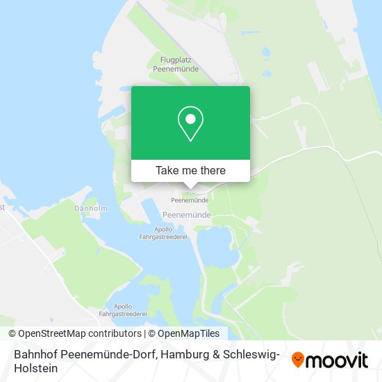 Bahnhof Peenemünde-Dorf map