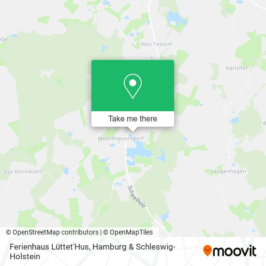 Ferienhaus Lüttet'Hus map