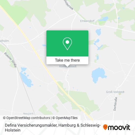 Defina Versicherungsmakler map