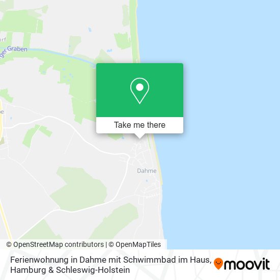 Ferienwohnung in Dahme mit Schwimmbad im Haus map