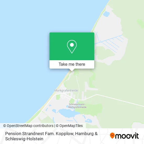 Карта Pension Strandnest Fam. Kopplow